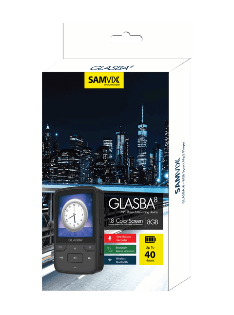 Samvix Glasba 8 8GB Kosher MP3 Player